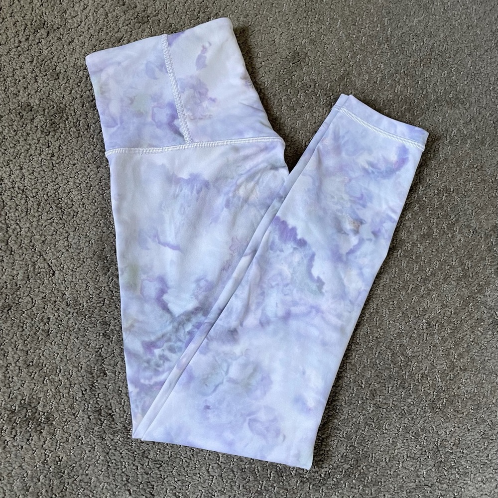 Athleta Elation Snow Dye 7/8 Tight